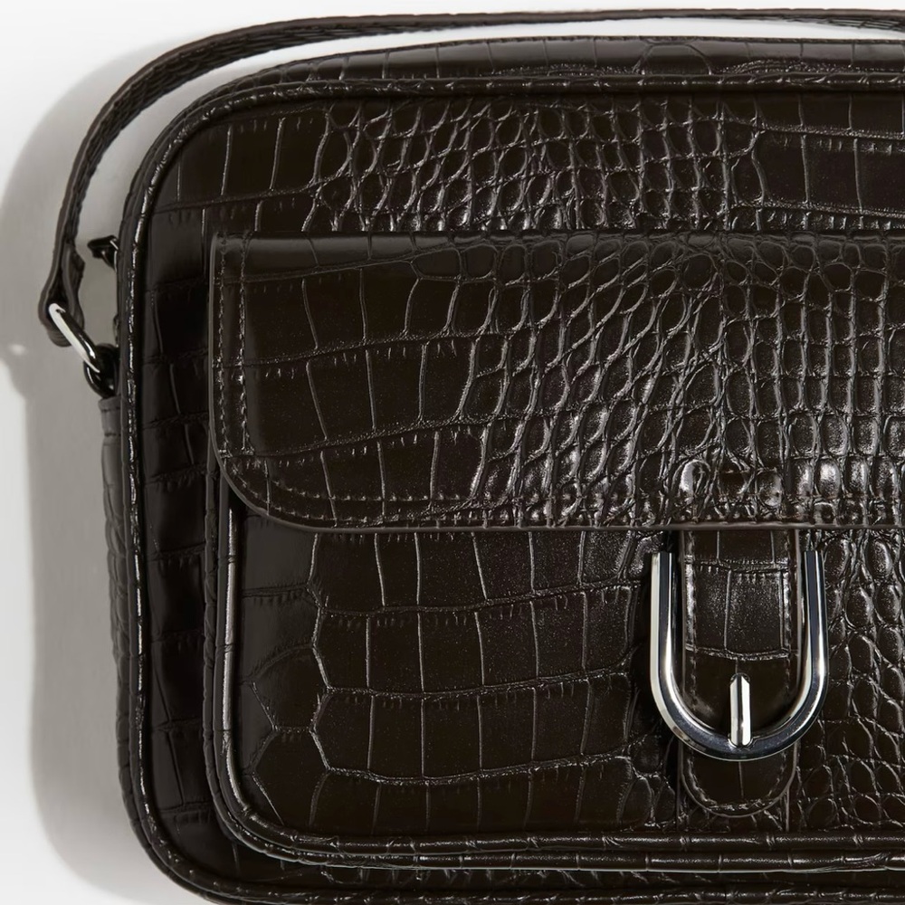 H&M Cross body Bag Faux Crocodile leather - Picture 2 of 16